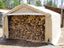 10'Wx10'Lx8'H Storage Shed House Style