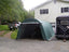 12'Wx24'Lx8'H Extended Instant Garage Round Style