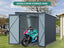 6x8FT Galvanized Steel Outdoor Storage Shed