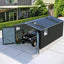 Upgraded 13x20FT Outdoor Storage Shed with Double Doors and Windows - Metal