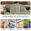 10x12ft Steel Storage Shed with Scratch-Resistant Color Finish