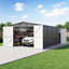 Outdoor Storage Shed 20x13 FT with Double Doors and Vents - Dark Grey or Off-White+Grey