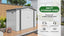 8X6 FT Metal Outdoor Garden Storage Shed
