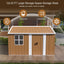 12x10 FT Heavy-Duty Metal Storage Shed