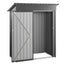 5 x 3 FT Metal Garden Shed Storage Building with Lockable Door & 2 Louver Vents