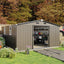 10x12ft Steel Storage Shed with Scratch-Resistant Color Finish